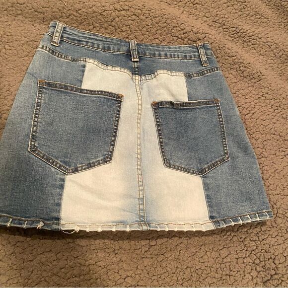 Coco & Jaimeson Denim Skirt Blue Jean Skirt Size 26 - Picture 4 of 8